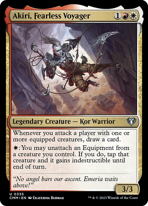 Akiri, Fearless Voyager – Commander Masters (CMM-335) Magic: The Gathering card | LC-REM-20260804-15376453501260-fa135775-abcd-4a21-abb7-3aeb5a39df28 Imagen principal del producto