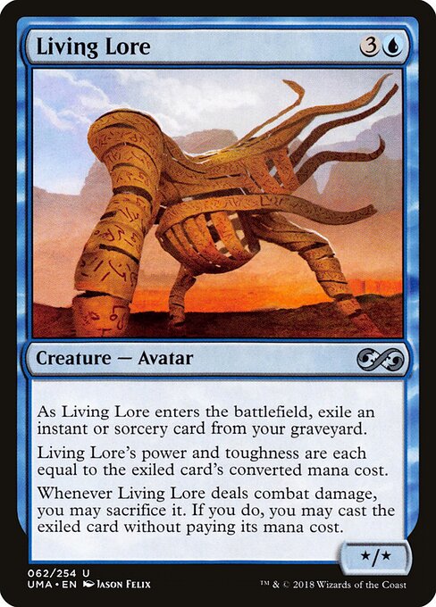 Living Lore – Ultimate Masters (UMA-62) Magic: The Gathering card | LC-REM-20260804-15909428887884-fa314d92-51e5-4c09-963c-761e83dc84bc Main image