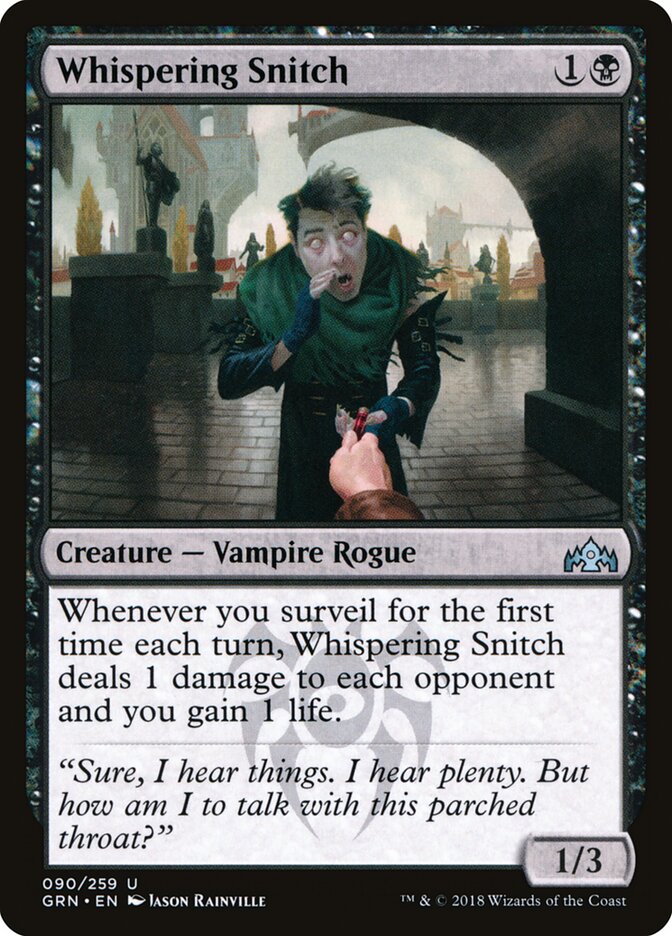 Whispering Snitch - Guilds of Ravnica (Uncommon) [GRN-90]