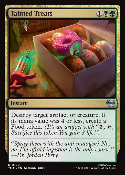 Tainted Treats – Teenage Mutant Ninja Turtles (TMT-170) Magic: The Gathering card
