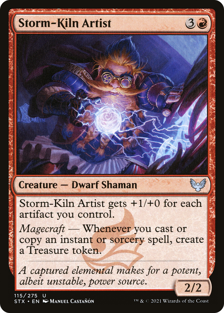 Storm-Kiln Artist – Strixhaven: School of Mages 115 – Magic: The Gathering single card Main image