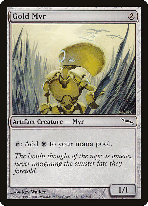 Gold Myr – Mirrodin (MRD-180) Magic: The Gathering card | LC-REM-20260804-15617494614348-fa9b4040-ab49-476b-b101-5ef2b1824e10