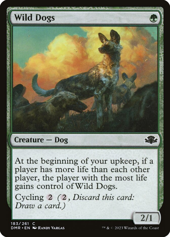 Wild Dogs - Dominaria Remastered (Common) [DMR-183]