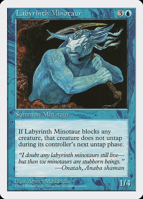 Labyrinth Minotaur – Fifth Edition (5ED-97) Magic: The Gathering card | LC-REM-20260804-15846242779468-faa8c435-55c1-46af-bb93-3f8ce81b1544 Hauptbild