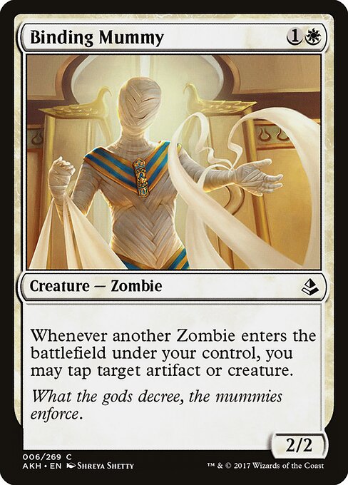 Binding Mummy – Amonkhet (AKH-6) Magic: The Gathering card