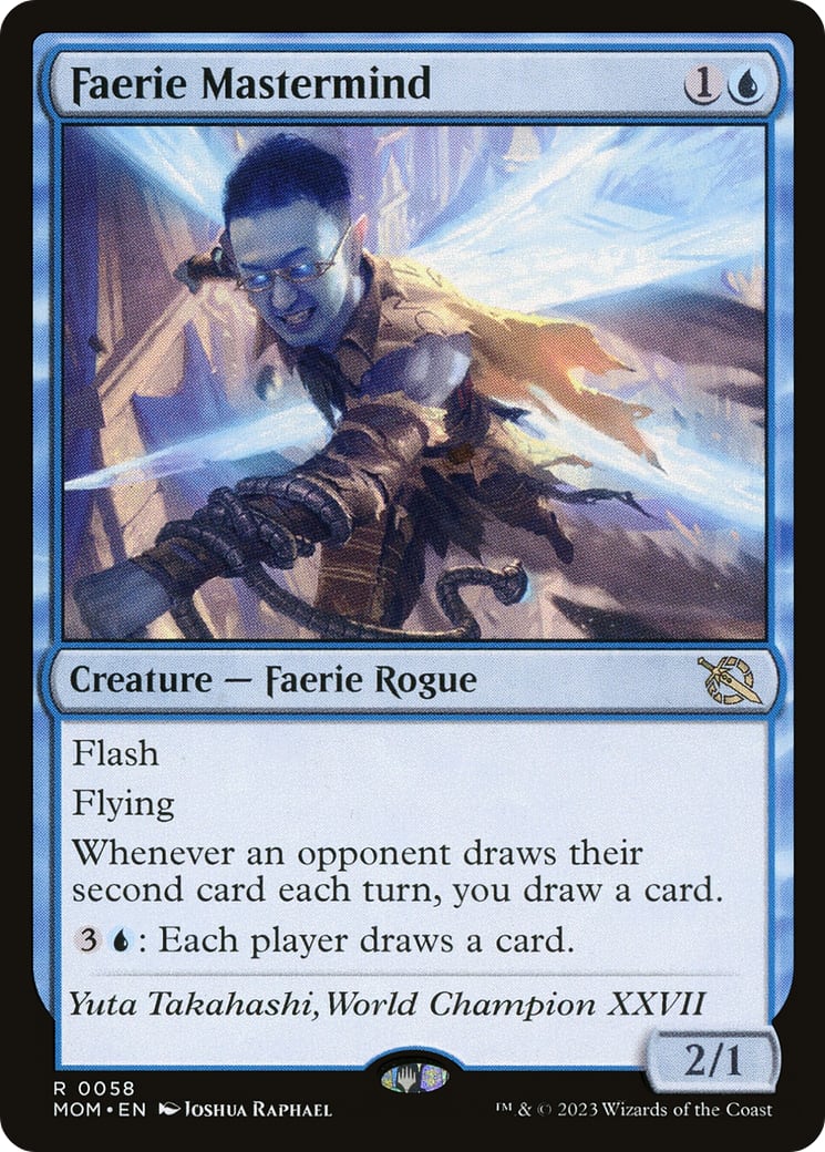Faerie Mastermind – March of the Machine 58 – Magic: The Gathering single card | Lichcards Main image