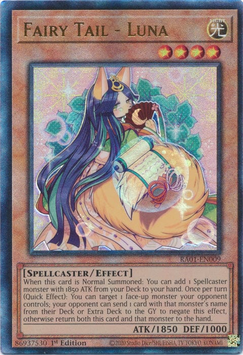 Fairy Tail - Luna (PUR) - RA01-EN009 - Prismatic Ultimate Rare - 1st Edition