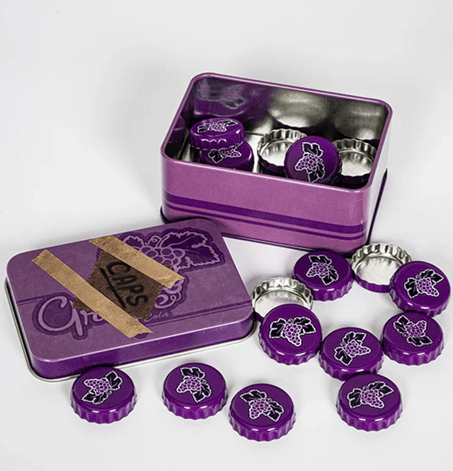 Fallout Official Bottle Cap Series Nuka Grape with Collectible Tin 840316406796