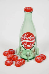 Fallout Official Nuka Cola Glass Bottle & Caps 840316408264