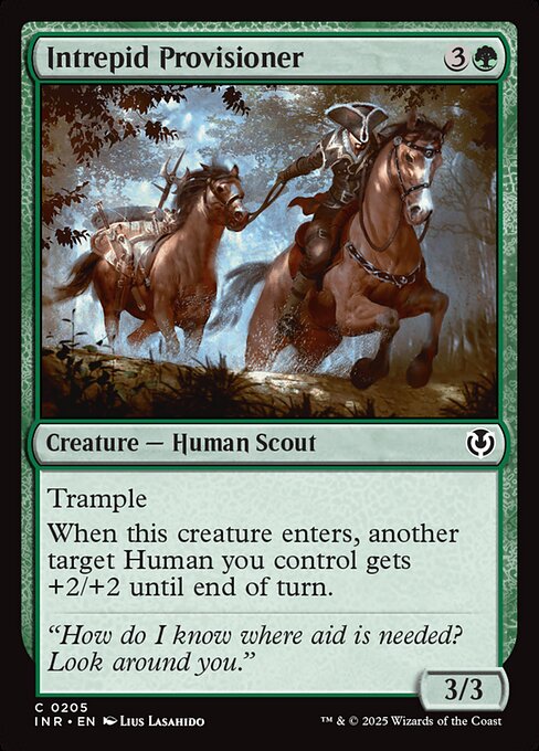 Intrepid Provisioner – Innistrad Remastered (INR-205) Magic: The Gathering card Main image