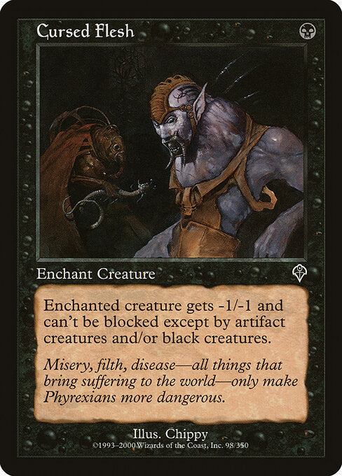 Cursed Flesh – Invasion (INV-98) Magic: The Gathering card | LC-REM-20260804-15526064161100-fb151ae8-9281-434d-ba8d-9ce34f0875eb Imagen principal del producto