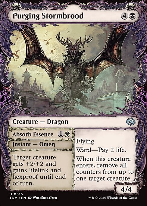 Purging Stormbrood // Absorb Essence – Tarkir: Dragonstorm (TDM-315) Magic: The Gathering card | LC-REM-20260804-15401860399436-fb293f4f-9ba2-48f5-a4fb-d902aa531bfc