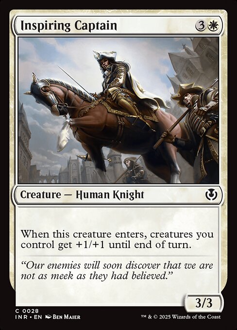 Inspiring Captain – Innistrad Remastered (INR-28) Magic: The Gathering card