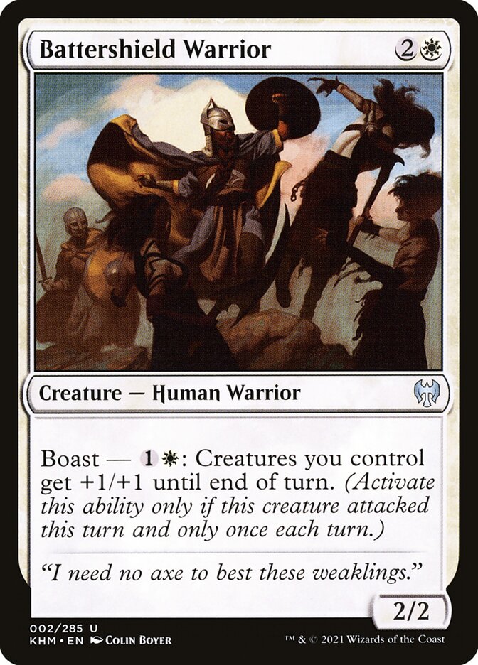 Battershield Warrior - Kaldheim (Uncommon) [KHM-2] Image principale du produit