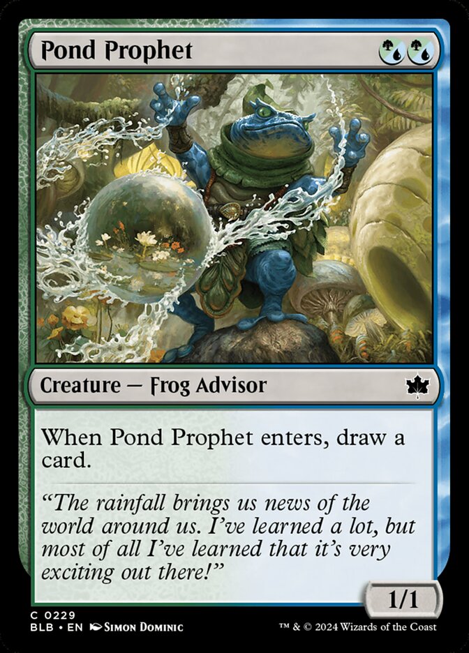 Pond Prophet - Bloomburrow (Common) [BLB-229]