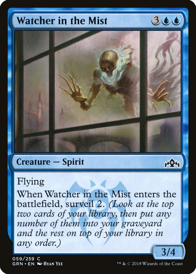 Watcher in the Mist - Guilds of Ravnica (Common) [GRN-59] Hauptbild
