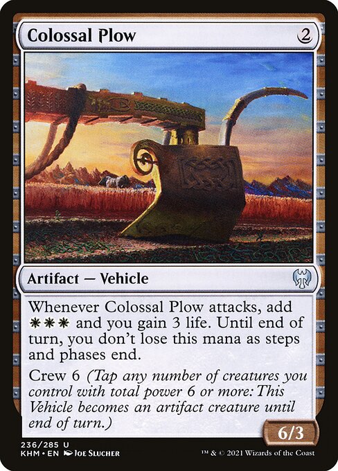 Colossal Plow – Kaldheim (KHM-236) Magic: The Gathering card