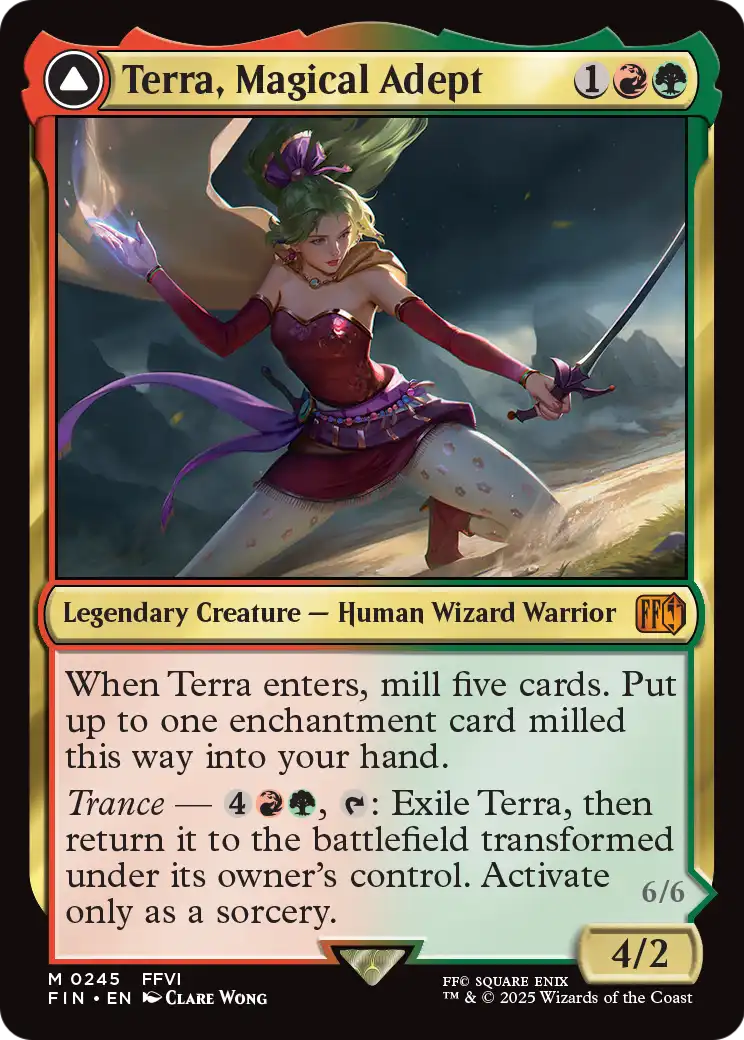 Terra, Magical Adept // Esper Terra – FINAL FANTASY 245 – Magic: The Gathering single card Hauptbild