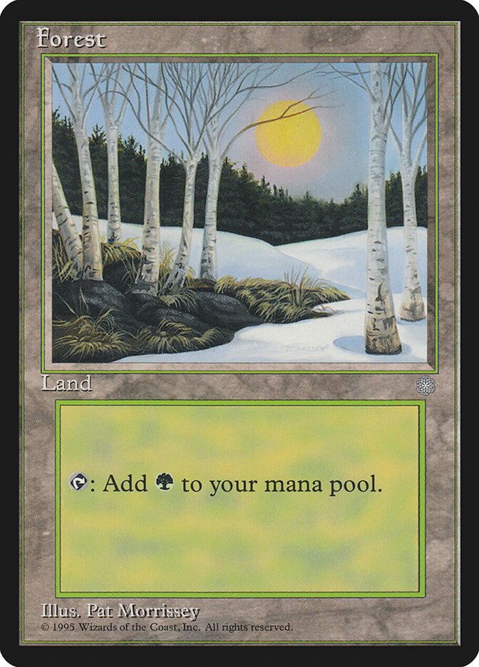 Magic-kaart Forest ICE-380 uit Ice Age (Land)