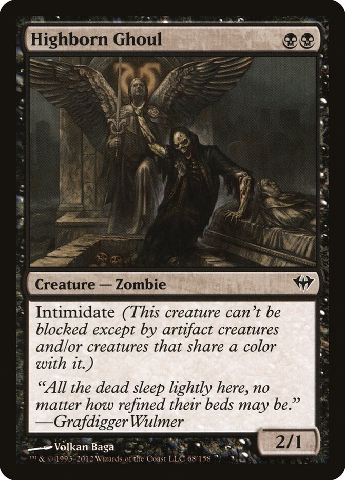Highborn Ghoul - Dark Ascension (Common) [DKA-68]