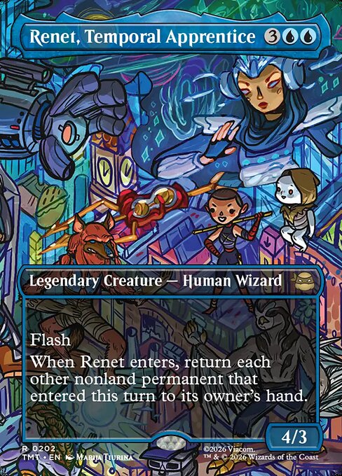 Renet, Temporal Apprentice – Teenage Mutant Ninja Turtles (TMT-202) Magic: The Gathering card | LC-REM-20260804-15632302145868-fc367cbb-1e39-475f-9611-56e9638877d3 Hoofdafbeelding