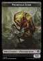 Magic-kaart Phyrexian Germ // Soldier Token XCMM-T 16/9 uit Commander Masters: Extras (Token)