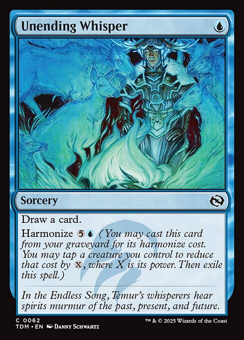 Unending Whisper – Tarkir: Dragonstorm (TDM-62) Magic: The Gathering card | LC-REM-20260804-15401848340812-fc48180a-ccac-469f-938d-c050821d0160