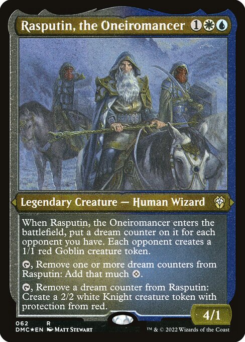 Rasputin, the Oneiromancer – Dominaria United Commander (DMC-62) Magic: The Gathering card | LC-REM-20260804-15151861662028-fc545089-cf48-49e1-99b4-660946260da8 Imagen principal del producto
