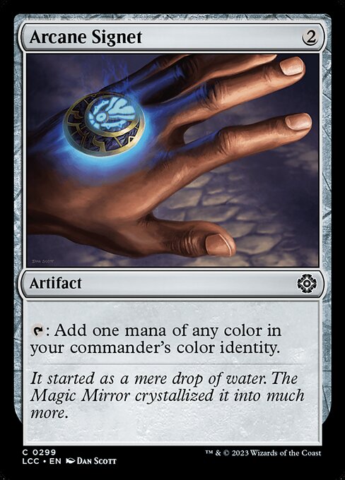 Arcane Signet – The Lost Caverns of Ixalan Commander (LCC-299) Magic: The Gathering card
