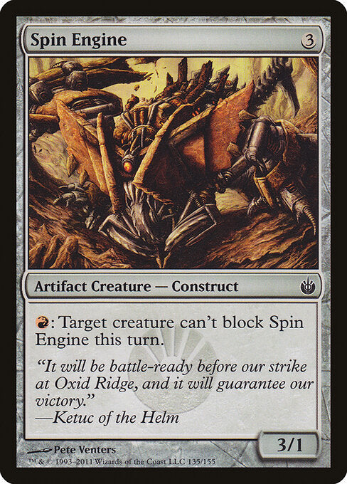 Spin Engine – Mirrodin Besieged (MBS-135) Magic: The Gathering card