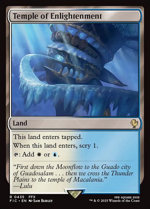 Temple of Enlightenment – Final Fantasy Commander (FIC-435) Magic: The Gathering card | LC-REM-20260804-15339678925132-fc99e7b0-0f2c-4a2b-938b-abd31b71cd4f