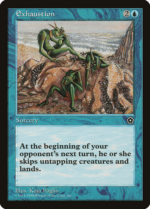 Exhaustion – Portal Second Age (P02-37) Magic: The Gathering card | LC-REM-20260804-15151681306956-fcc103a6-7888-4e35-b35b-a796a48caf70