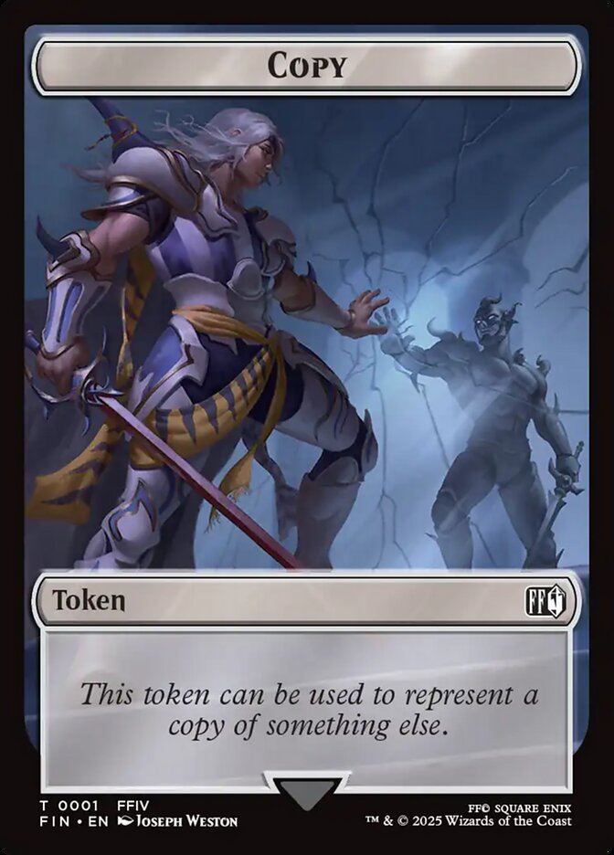 Magic-kaart Copy Token // Treasure Token TFIN-1 uit FINAL FANTASY: Tokens (Token)