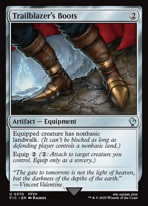 Trailblazer's Boots – Final Fantasy Commander (FIC-370) Magic: The Gathering card | LC-REM-20260804-15339691573580-fd1f14be-8c7c-471d-93e3-5856f48ff94a