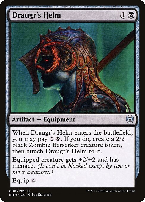 Draugr's Helm – Kaldheim (KHM-88) Magic: The Gathering card