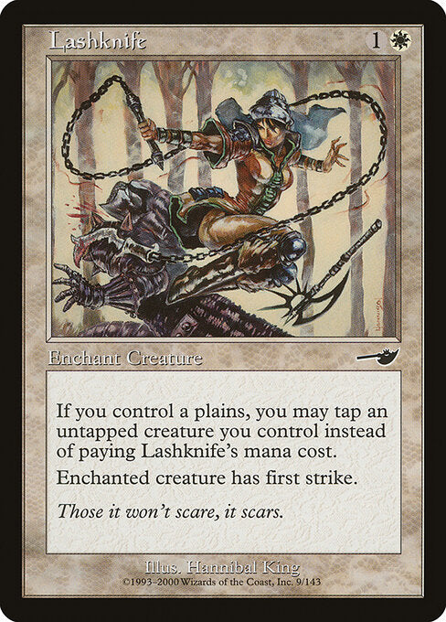 Lashknife – Nemesis (NEM-9) Magic: The Gathering card | LC-REM-20260804-15935506055500-fd7451cc-4126-4518-a103-2558fa81323f