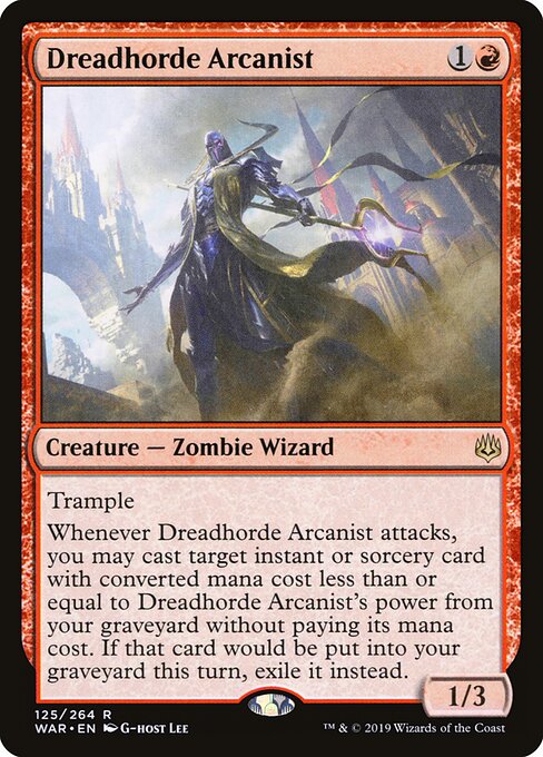 Dreadhorde Arcanist – War of the Spark (WAR-125) Magic: The Gathering card | LC-REM-20260804-15675711553868-fd97b3cf-924e-4f77-bb82-0bf19592389f Immagine principale del prodotto