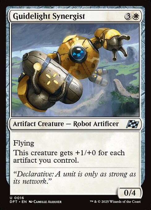 Guidelight Synergist – Aetherdrift (DFT-16) Magic: The Gathering card