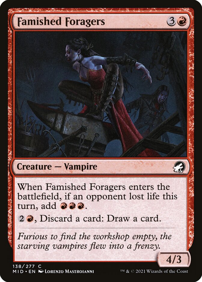 Famished Foragers - Innistrad: Midnight Hunt (Common) [MID-138]