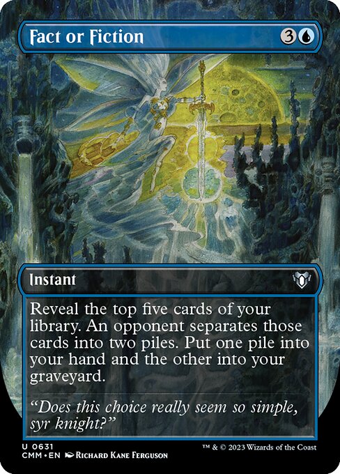 Fact or Fiction – Commander Masters (CMM-631) Magic: The Gathering card | LC-REM-20260804-15376408445260-fdf26a2f-376e-4437-b2b4-78f8c512fb13 Main image