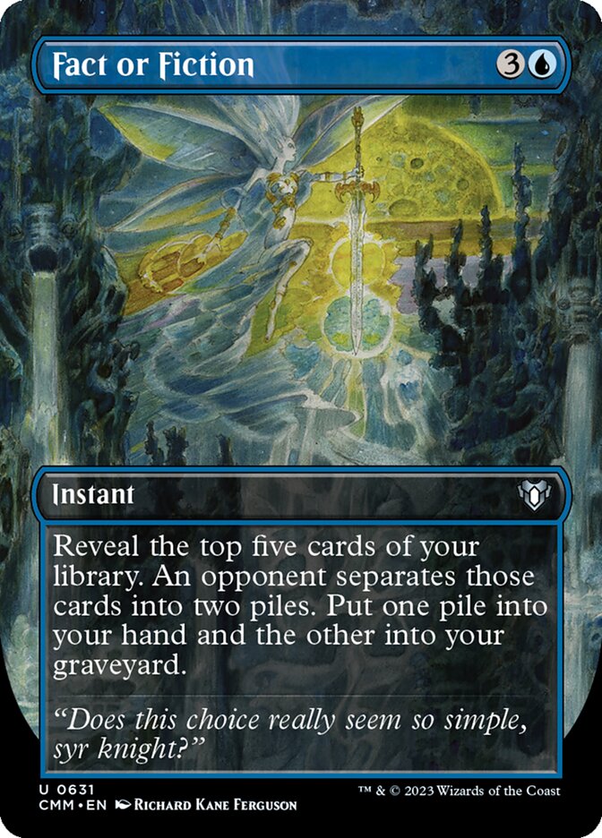 Magic-kaart Fact or Fiction CMM-631 uit Commander Masters (Uncommon)