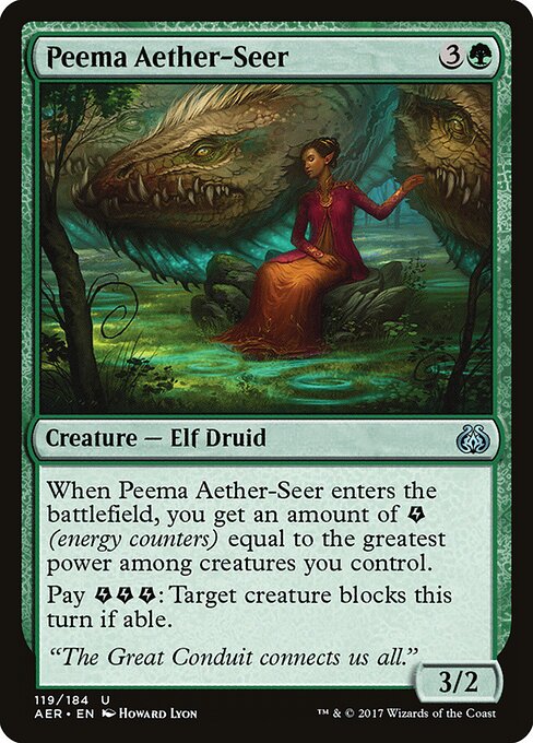 Peema Aether-Seer – Aether Revolt (AER-119) Magic: The Gathering card