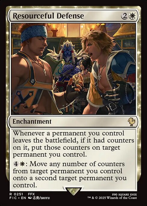 Resourceful Defense – Final Fantasy Commander (FIC-251) Magic: The Gathering card | LC-REM-20260804-15339640455500-fe1d5e11-0c74-4de0-a8be-428af44be684