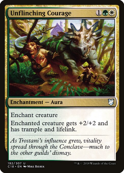Unflinching Courage – Commander 2018 (C18-192) Magic: The Gathering card | LC-REM-20260804-15151522906444-fe1da142-9480-4b57-be8f-b3d5bc3541be Main image