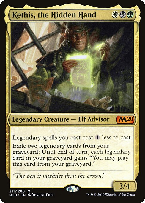 Kethis, the Hidden Hand – Core 2020 (M20-211) Magic: The Gathering card