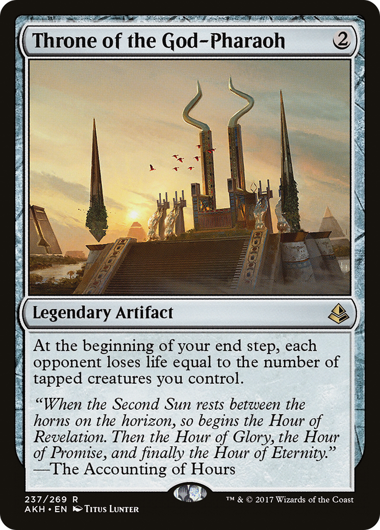 Throne of the God-Pharaoh – Amonkhet 237 – Magic: The Gathering single card Hauptbild