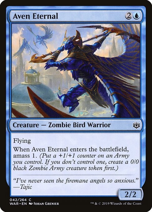Aven Eternal – War of the Spark (WAR-42) Magic: The Gathering card | LC-REM-20260804-15150800044364-fe479484-a827-4d3c-8e35-e905e4f6664a Main image