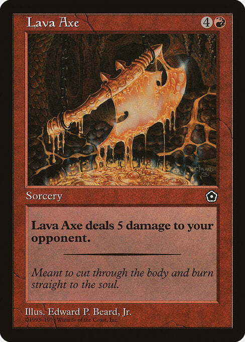 Lava Axe – Portal Second Age (P02-107) Magic: The Gathering card | LC-REM-20260804-15340056838476-fe6cff90-ecec-4610-82ea-0f2a109959cf