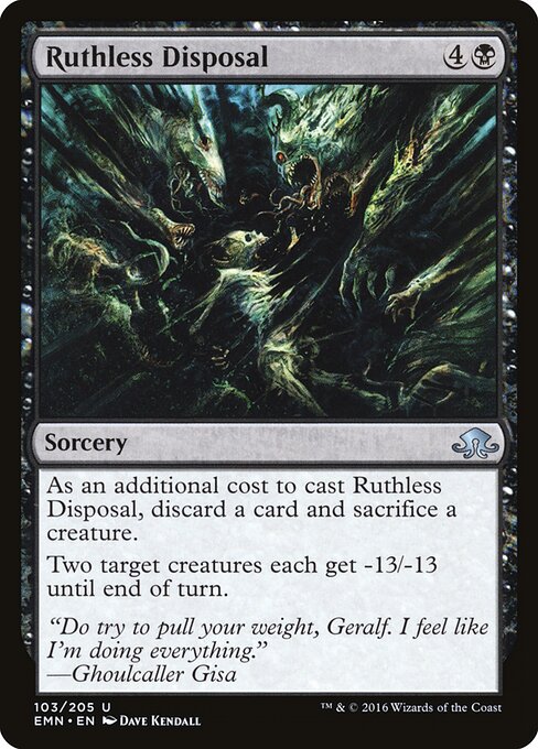 Ruthless Disposal – Eldritch Moon (EMN-103) Magic: The Gathering card