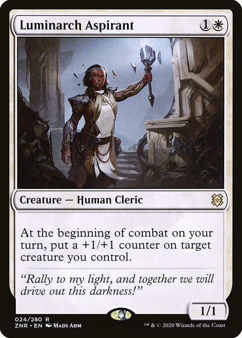 Luminarch Aspirant – Zendikar Rising (ZNR-24) Magic: The Gathering card